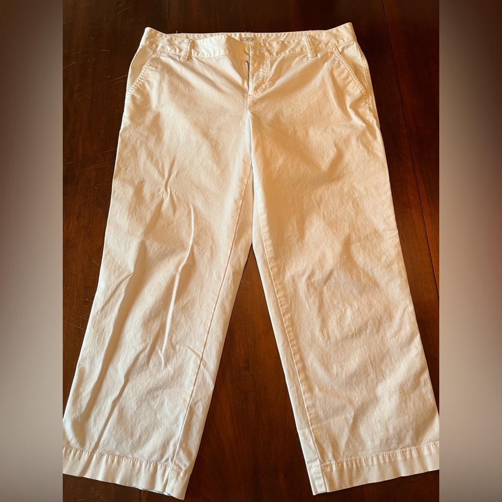 Classic White Pants by AT Loft